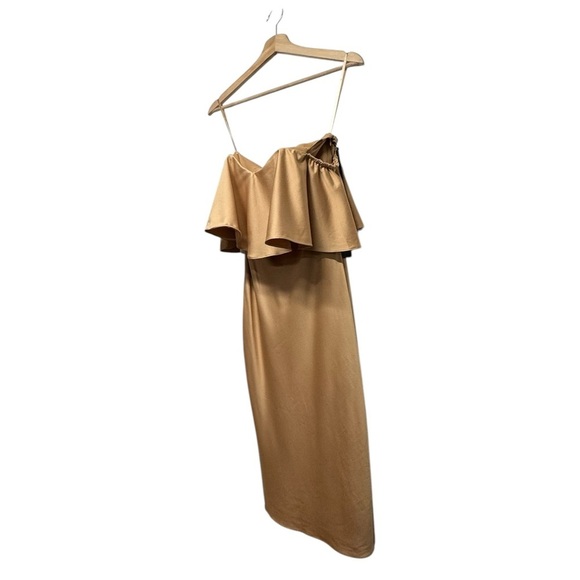 NWT REVOLVE HOUSE OF HARLOW Newton Dress Champagne XS - Picture 5 of 11